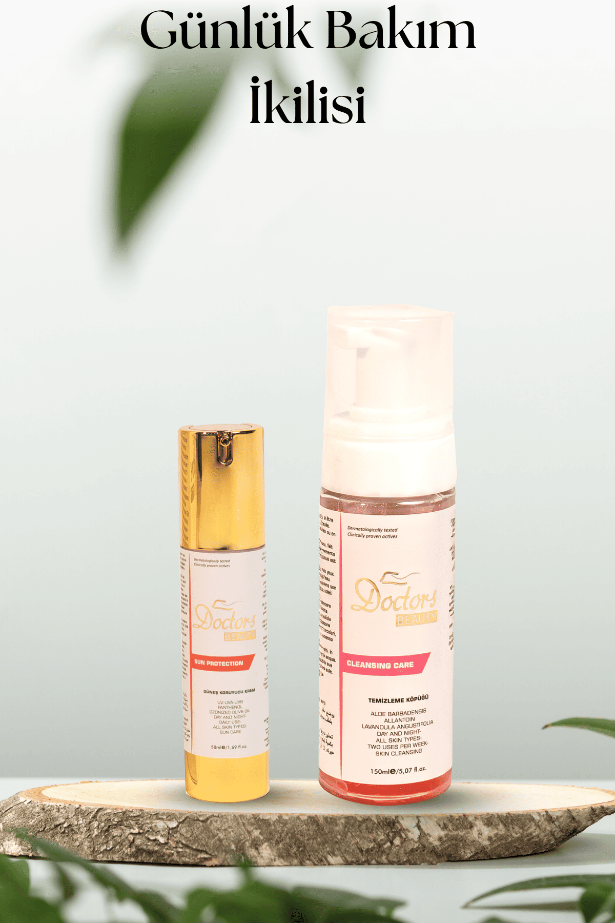 Günlük Bakım İkilisi (Güneş Kremi ve Temizleme Köpüğü)