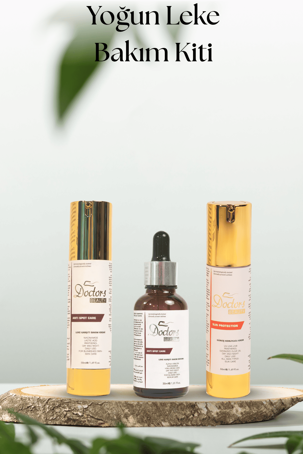 Yoğun Leke 3'lü Etki Seti (Güneş Kremi & Leke Karşıtı Seti)